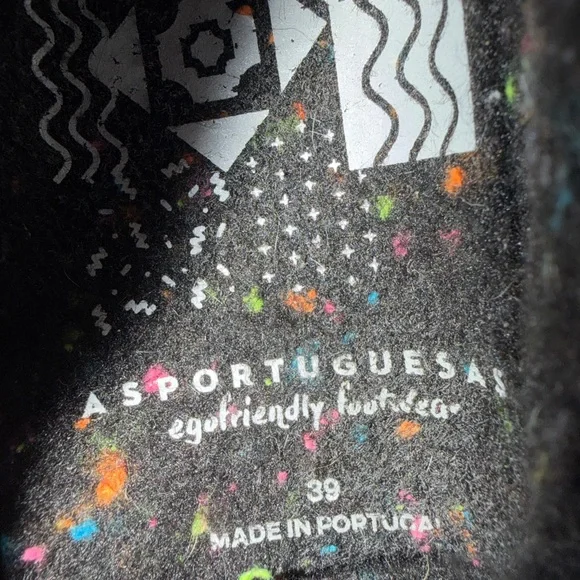 Asportuguesas Wool Slip On Shoes Size 39 Eco Friendly Made in Portugal - Picture 10 of 10